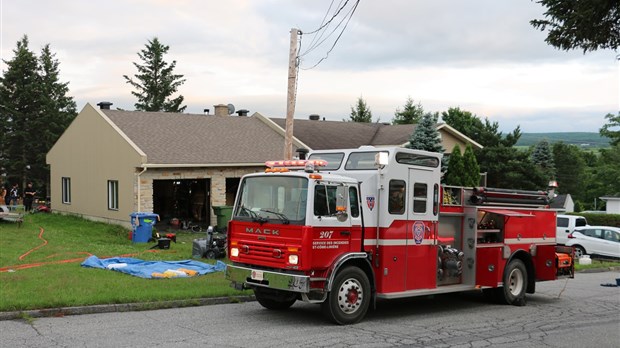 Feu de résidence à Saint-Côme hier soir