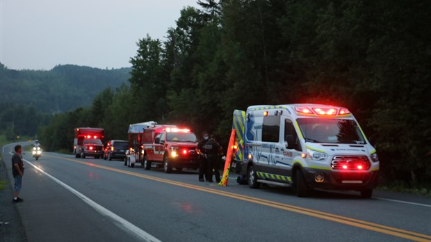 Un motocycliste gravement blessé dans un accident à Beauceville