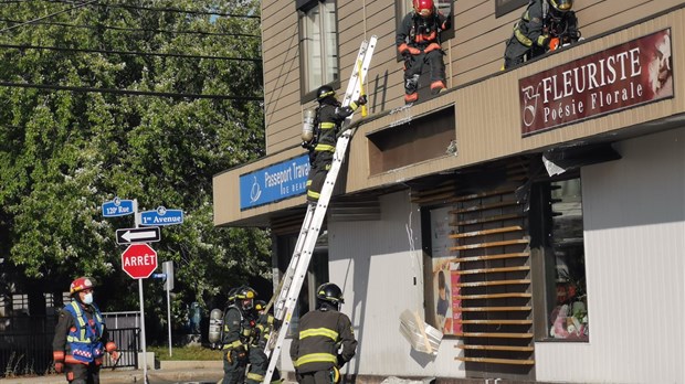 Incendie au fleuriste Poésie Florale à Saint-Georges