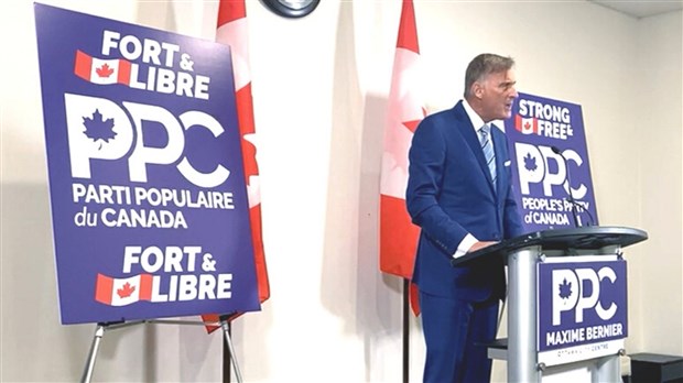 Maxime Bernier lancera sa campagne en Beauce vendredi