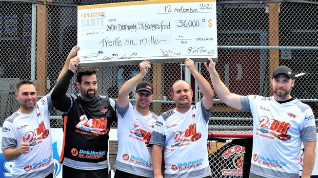 Le 24DH rapporte 36 000 $ au profit de la Fondation Santé Beauce-Etchemin