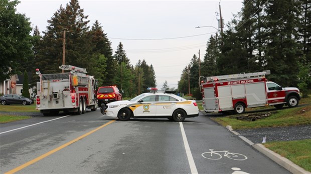 L'équipement d'une piscine a prend feu à Saint-Georges