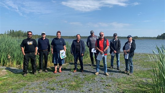 Visite des élus de Beauce-Sartigan au Lac des îles
