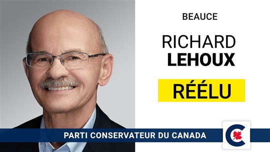 Richard Lehoux est réélu pour un deuxième mandat