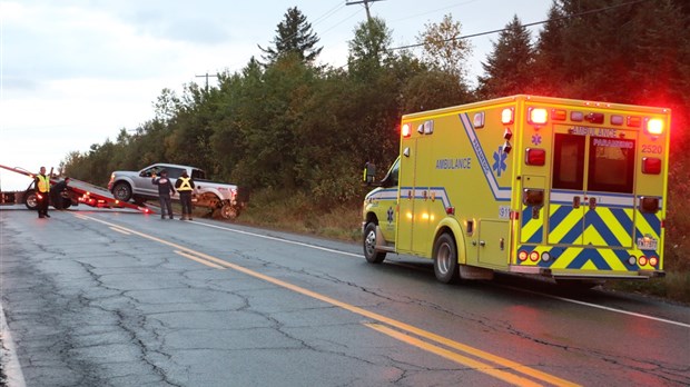 Quatre blessés légers dans une collision à Saint-Gédéon