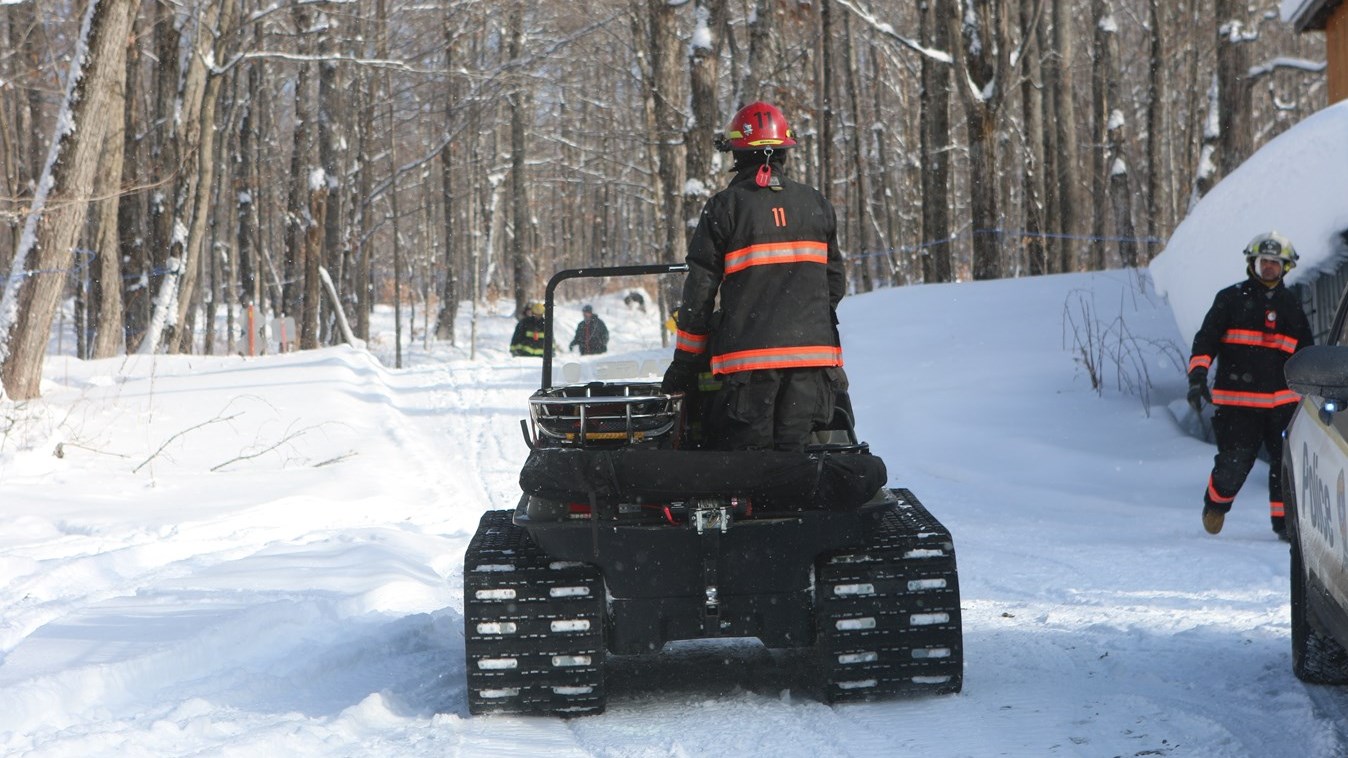Une motoneigiste gravement blessée à SainteClotildedeBeauce