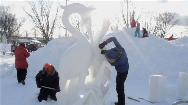 Les sculptures sur neige de Saint-Georges seront de retour