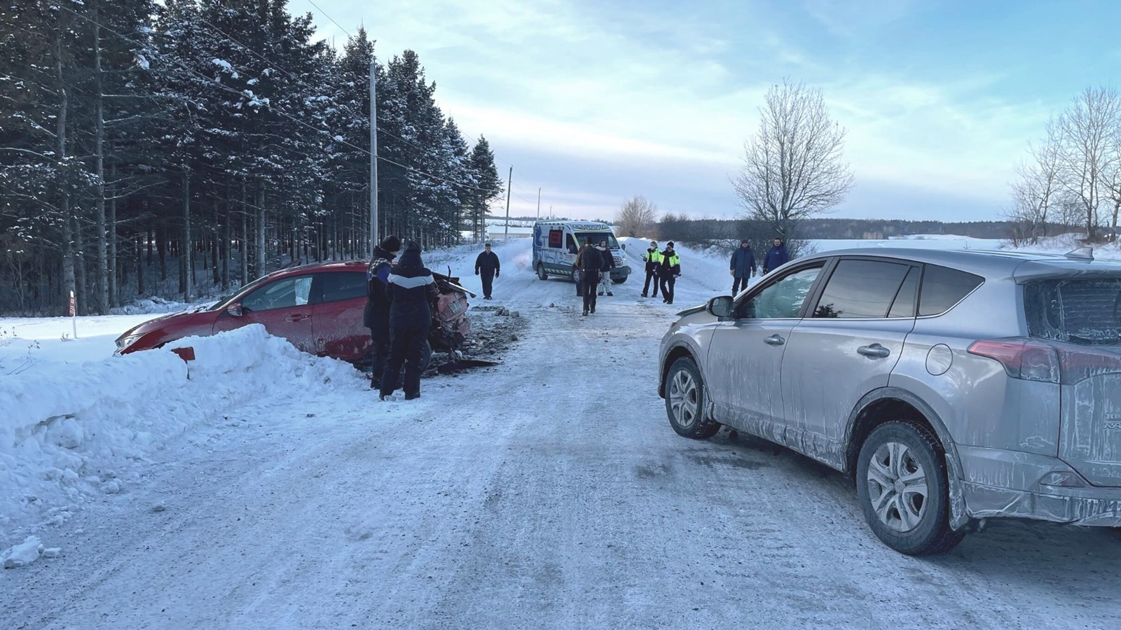 Une collision entre deux véhicules à SaintAlfred