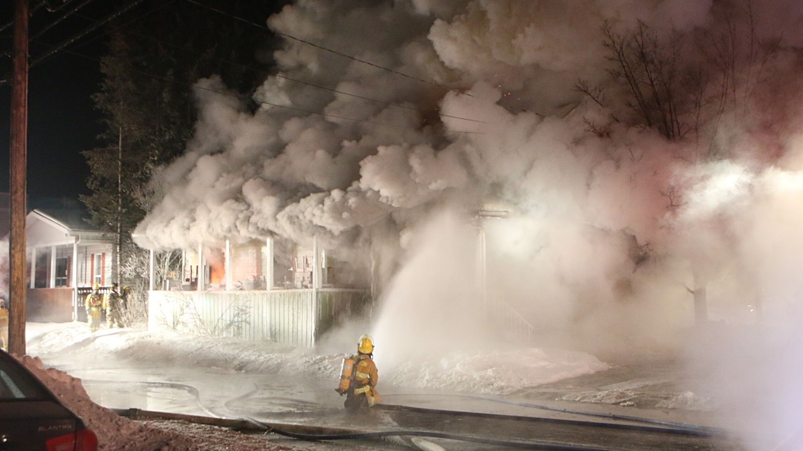 Une résidence complètement détruite dans un incendie à SaintGédéonde