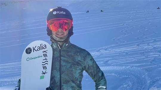 Coupe du monde de snowboard cross: Eliot Grondin échoue en huitième de finale