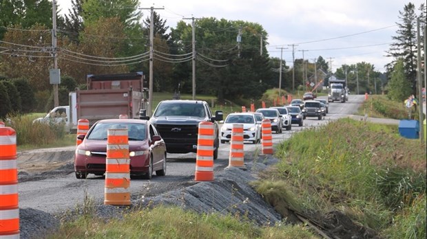 La fin des travaux sur la route 173 à Notre-Dame-des-Pins est repoussée