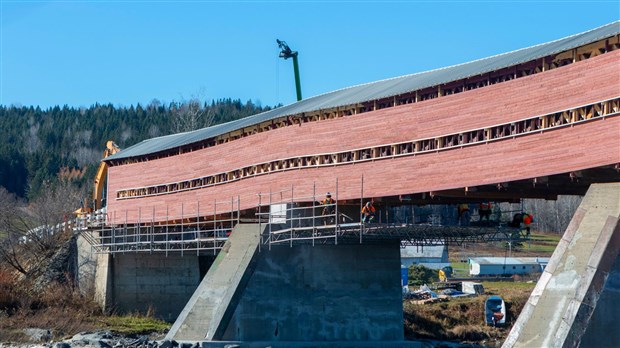Pont couvert Perrault: réouverture possible en décembre