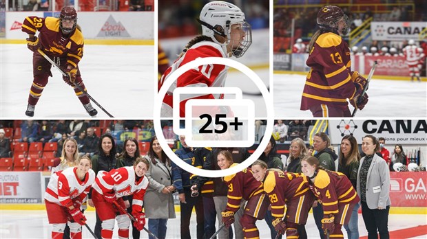 Hockey féminin: les Beauceronnes chaleureusement accueillies par leurs supporters
