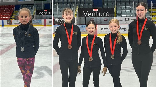 Cinq médailles pour des patineuses de Saint-Georges
