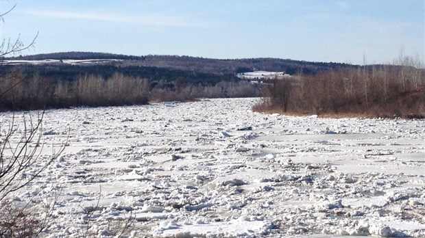 Embâcle de la Chaudière dans le secteur du parc des roulottes