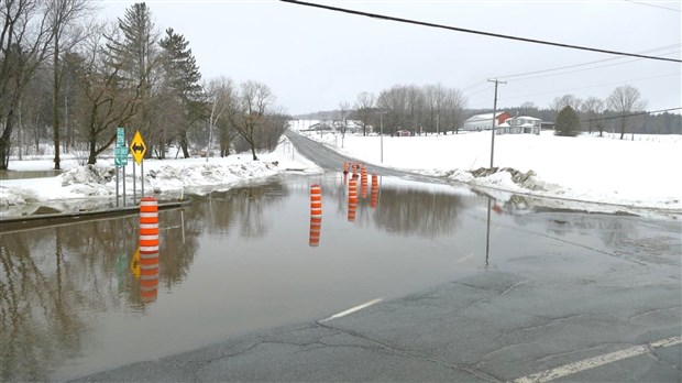 Section inondée de la Route 276