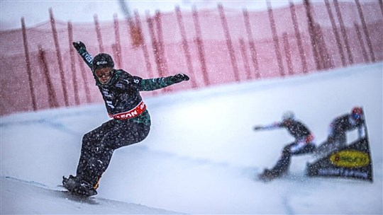 Coupe du monde de Snowboard cross: Eliot Grondin termine 8e