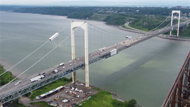 Pont Pierre-Laporte: reprise des travaux d’entretien