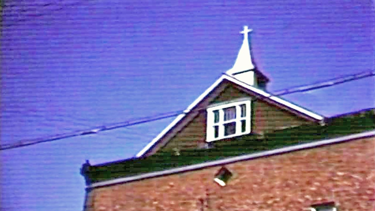 Le clocheton de la chapelle Lacroix en 1950-51