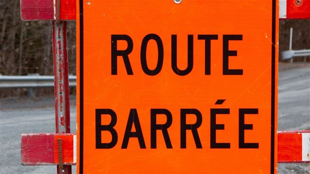 Une section du rang Sainte-Marie est fermée