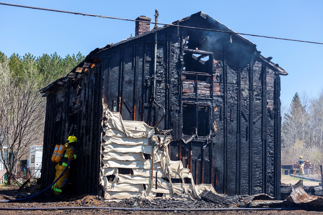 Feu à SaintGédéon la maison est une perte totale