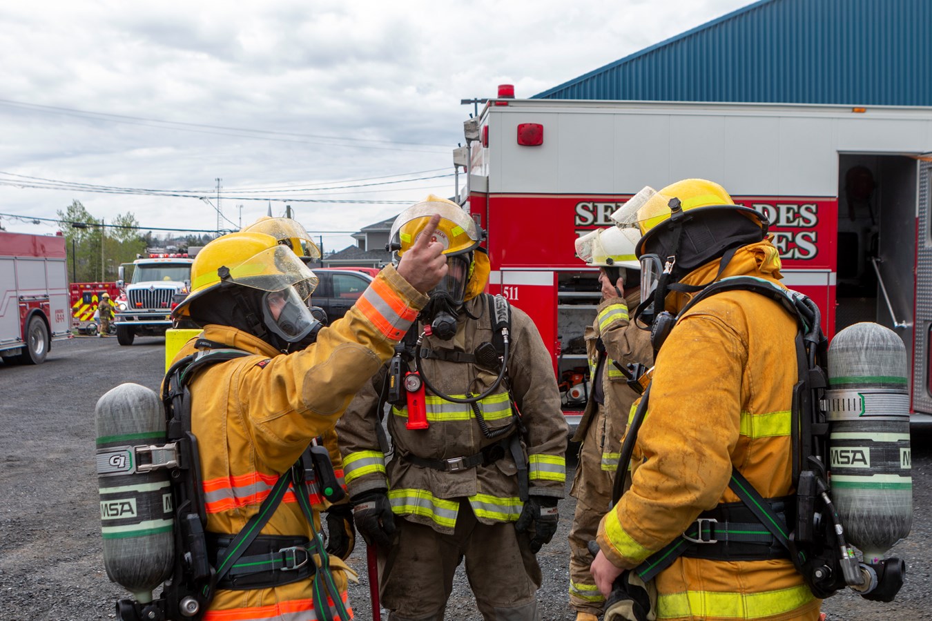 Les services incendies de la Beauce s’entraînent