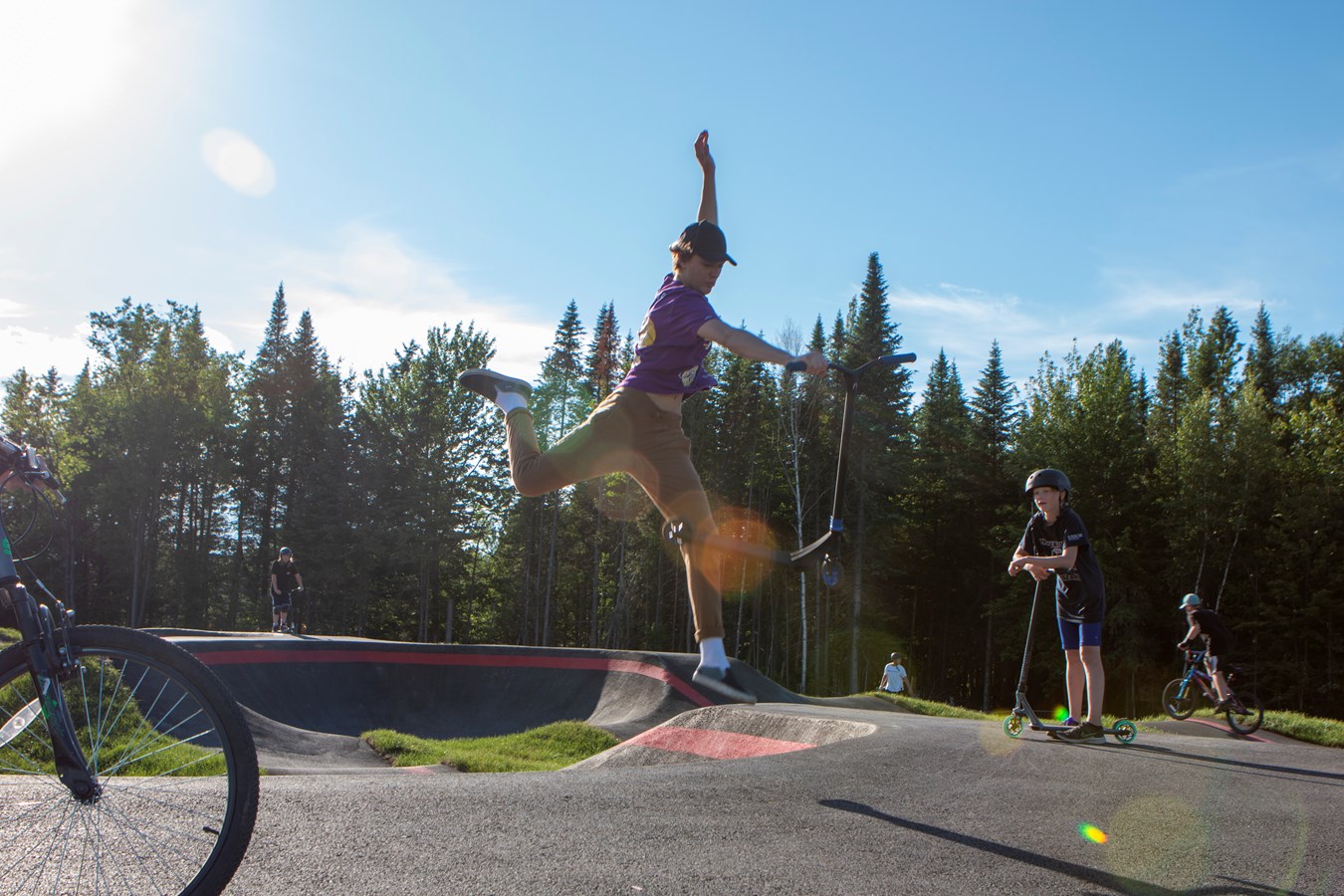 SaintÉphrem inaugure son pumptrack