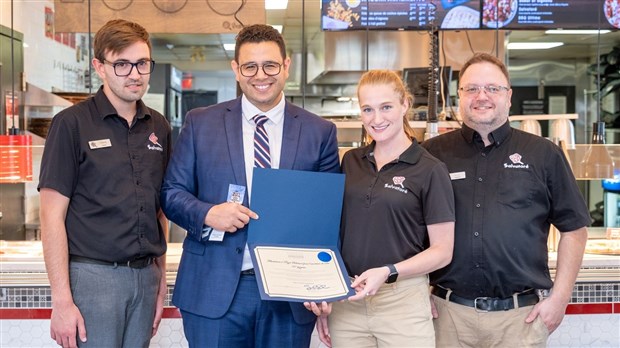 Un certificat honorifique pour Pizza Salvatoré