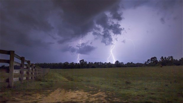 Veille d'orages violents pour la Beauce 