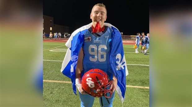 Football: Émile Paradis remporte l'or avec Équipe Québec