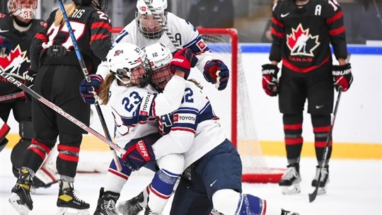 Hockey féminin: défaite du Canada aux mains des Américaines