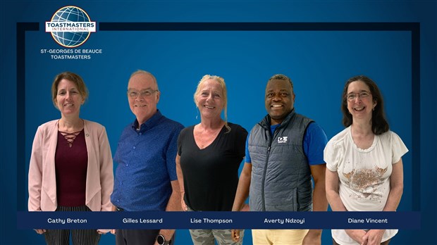 Un nouveau conseil d'administration au club Toastmaster de Saint-Georges