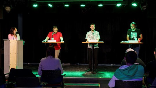 Trois candidats de Beauce-Sud ont débattu proprement devant les étudiants