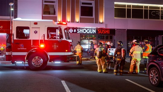 Courte intervention des pompiers au resto Shogun Sushi
