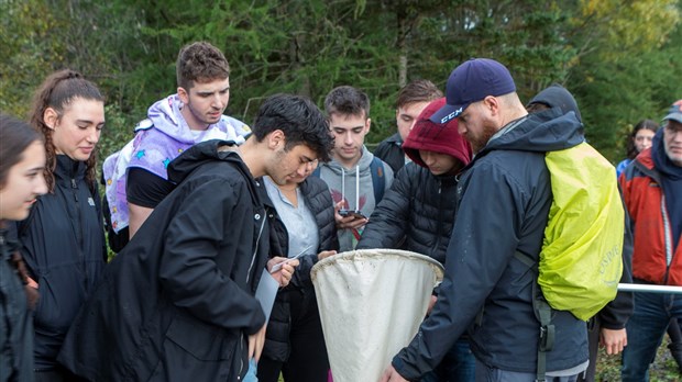 Des étudiants du Cégep Beauce-Appalaches vivent un laboratoire en plein air