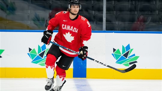 Joshua Roy en finale du Championnat mondial de hockey junior