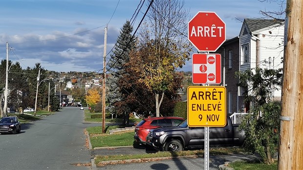 Saint-Georges: changement de signalisation à l'intersection de la 36e rue et la 8e avenue