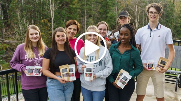 Huit étudiants du Cégep Beauce-Appalaches ont créé «L'coin gourmand»