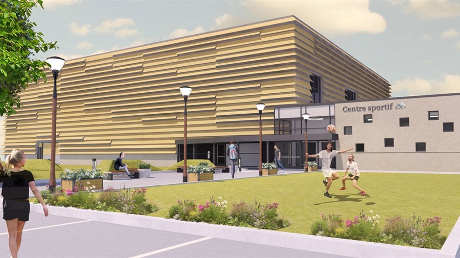 Un projet de gymnase double dévoilé par le Cégep Beauce-Appalaches