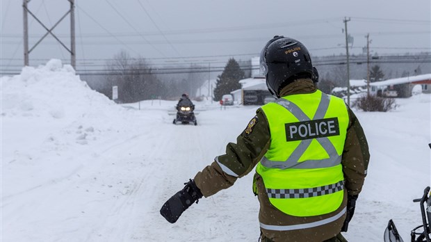 Les policiers surveilleront les sentiers récréotouristiques durant tout l'hiver