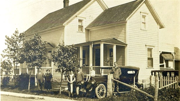 L'ancienne maison Mathieu au coin de la 110e rue