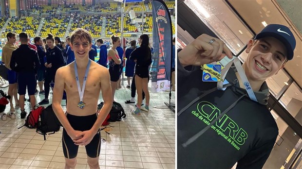 Émile Bergeron médaillé d'or en championnat provincial de natation
