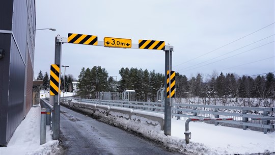 Fermeture temporaire de la voie de circulation du barrage Sartigan