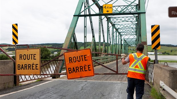 Saint-Joseph-de-Beauce: le pont de la route 276 est fermé