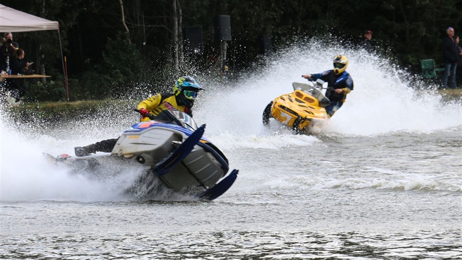 Circuit de motoneige sur l’eau: la 36e saison débutera à Frampton