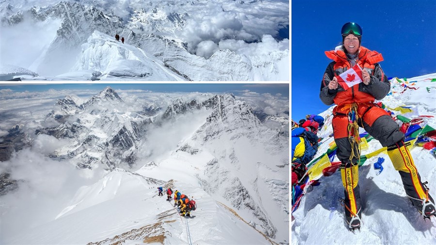 Le Mont Everest n'est plus un secret pour Catherine LeBlanc de Saint-Prosper