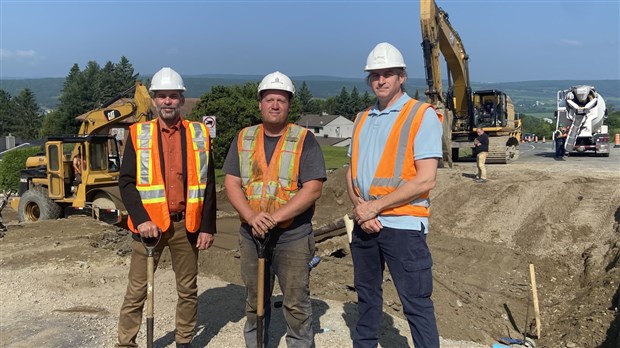 Des travaux dans la rue Goulet à Saint-Joseph