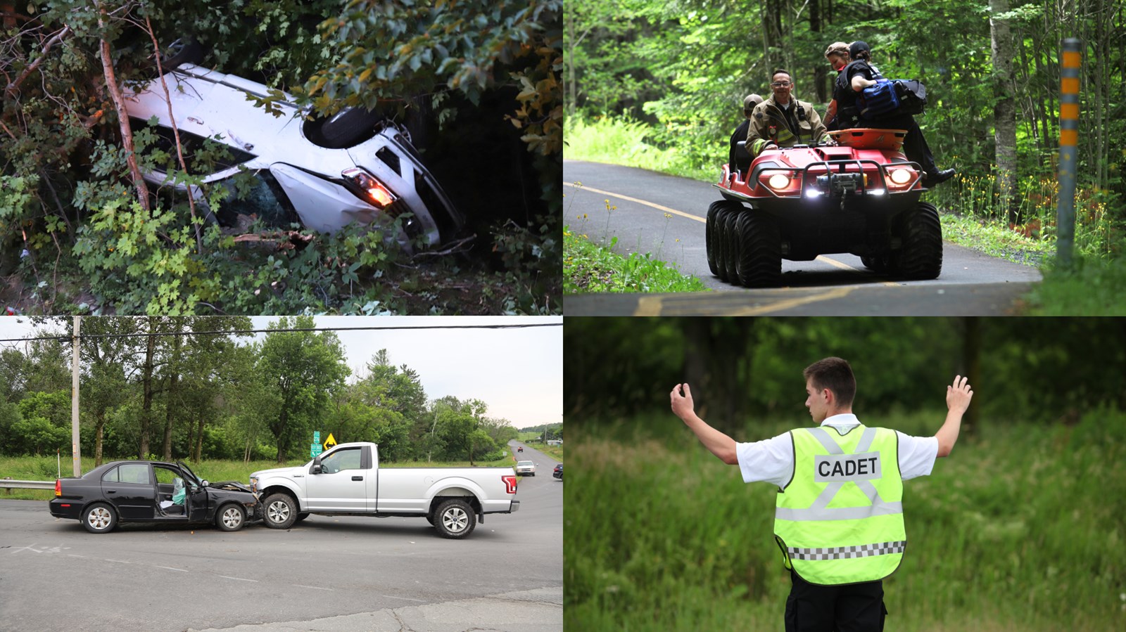 Several accidents in Beauce this Friday evening