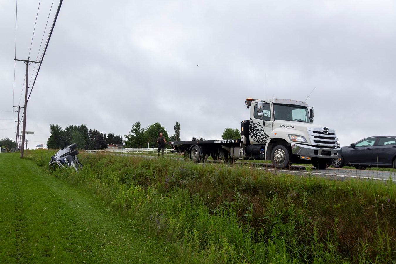 Sortie de route à SaintÉphremdeBeauce