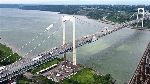 Axe du pont Pierre-Laporte: première fin de semaine de travaux intensifs